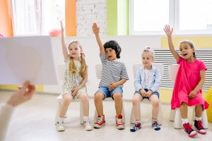 children who stutter raising their hands in class
