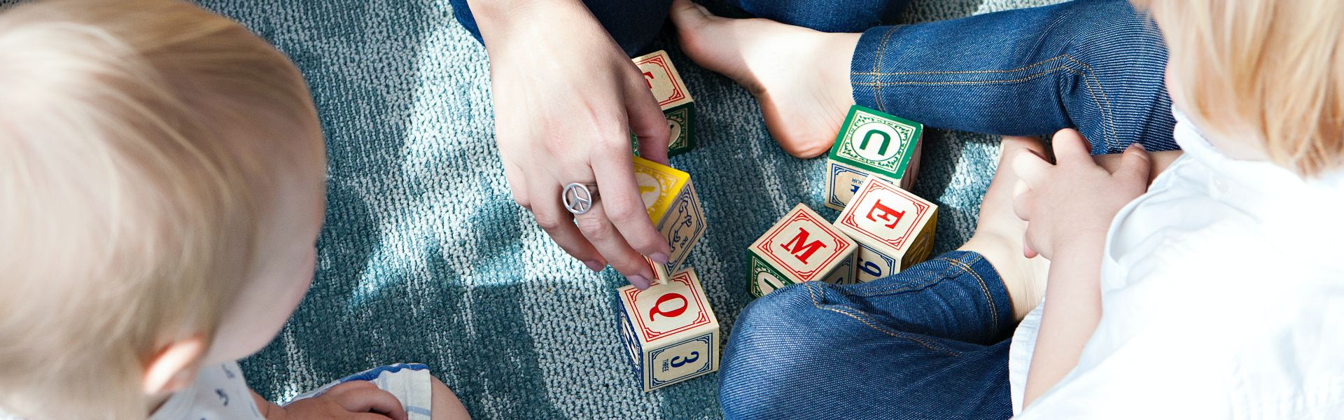 children with language disorders play together